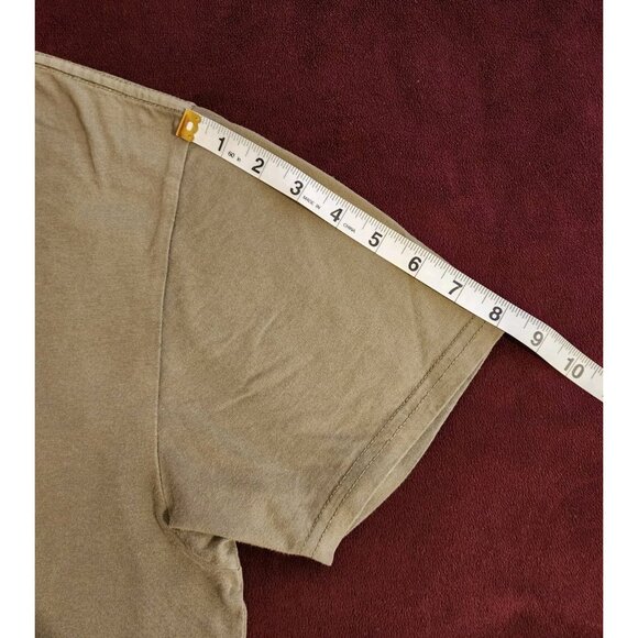 Adidas Men's Essential Single T-shirt Big Logo Green White Size Medium - Picture 7 of 10